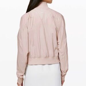 Lululemon Serve It Jacket Light Pink Size 6 Full Zip Athletic Jacket